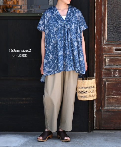 GNMDS2501CW COTTON DYED WEATHER 2TUCK TAPERED EASY PANTS