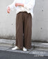NSL26055 80s COTTON VOILE DOT PRINT WIDE EASY PANTS