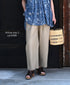 GNMDS2501CW COTTON DYED WEATHER 2TUCK TAPERED EASY PANTS