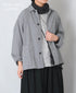 INAM2631C SEERSUCKER GINGHAM CHECK WASH AUTHENTIC WORK JACKET