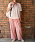 NVL2523 POPLIN STRIPE EASY PANTS