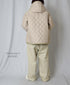 NAM2561PP PLAIN POLYESTER×PLAIN POLYESTER OVERSIZED HOODED JACKET WITH RIBBED CUFF