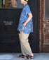 GNMDS2501CW COTTON DYED WEATHER 2TUCK TAPERED EASY PANTS