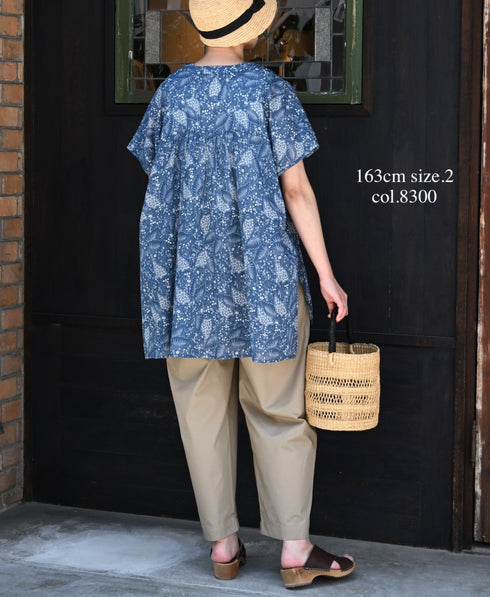 GNMDS2501CW COTTON DYED WEATHER 2TUCK TAPERED EASY PANTS