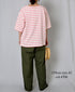 GNHT2451CL COTTON/LINEN KERSEY BAKER PANTS
