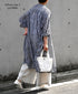 NSL26103 FANCY GINGHAM CHECK BANDED COLLAR GATHER SHIRT DRESS
