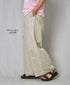 NMDS26212 60s STITCHED ORGANIC CAMBRIC EASY PANTS