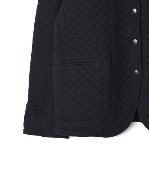 NAM1407 COTTON QUILT NO COLLAR JACKET