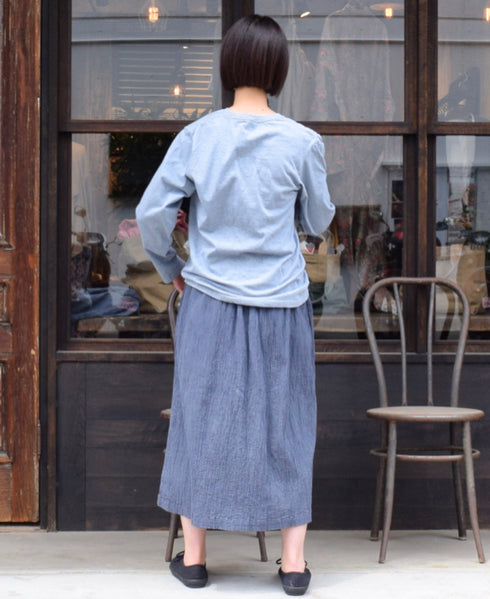 NGW2101G 4.7oz LIGHT WEIGHT COTTON/POLYESTER V-NECK L/SL T-SHIRT