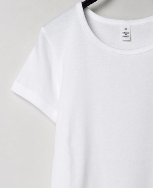 NMF0901 COTTON PEIGNE CREW-NECK T-SHIRT
