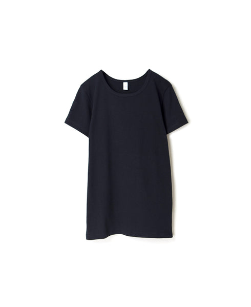 NMF0901 COTTON PEIGNE CREW-NECK T-SHIRT