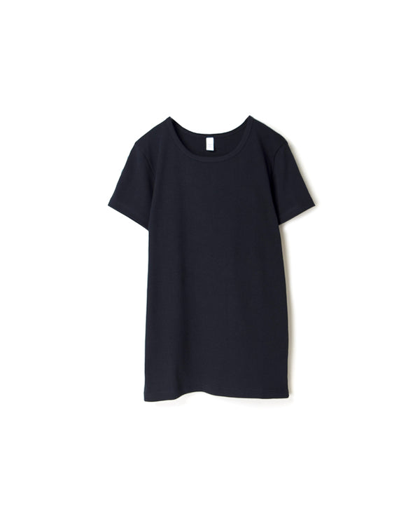 NMF0901 COTTON PEIGNE CREW-NECK T-SHIRT