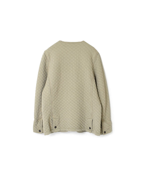 NAM1407 COTTON QUILT NO COLLAR JACKET