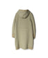 NAM0553 COTTON QUILT HOODED COAT