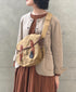 NAM1407 COTTON QUILT NO COLLAR JACKET