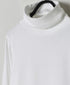 NMF1051 1×1 COTTON RIB TURTLE-NECK L/SL T-SHIRT