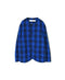 NVL2302PCW POPLIN CHECK (WASHED) SIDE VENTS NO COLLAR JACKET