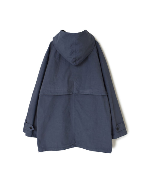 NHT2311TC LIGHT WEIGHT COTTON OVERDYE HOODED SHORT COAT