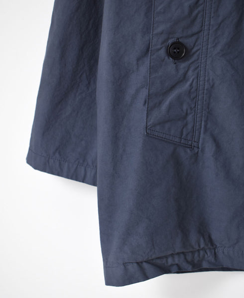 NHT2311TC LIGHT WEIGHT COTTON OVERDYE HOODED SHORT COAT