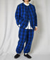 NVL2302PCW POPLIN CHECK (WASHED) SIDE VENTS NO COLLAR JACKET