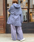 NHT2311TC LIGHT WEIGHT COTTON OVERDYE HOODED SHORT COAT