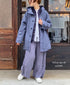 NHT2311TC LIGHT WEIGHT COTTON OVERDYE HOODED SHORT COAT