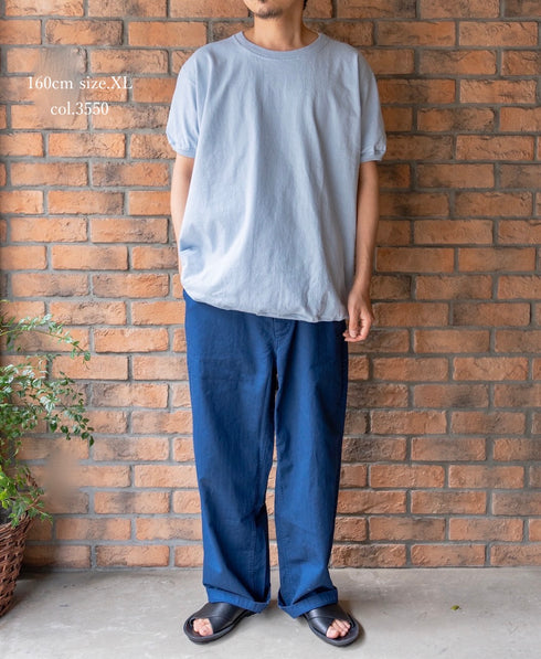 NGT9801 7.2oz HEAVY WEIGHT COTTON CREW-NECK S/SL TEE CUFF AND HEM