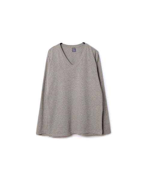 NGW2101G 4.7oz LIGHT WEIGHT COTTON/POLYESTER V-NECK L/SL T-SHIRT