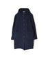 NAM0553 COTTON QUILT HOODED COAT