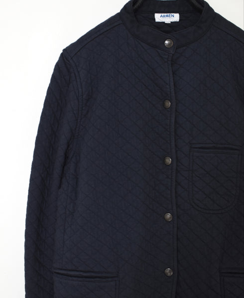 NAM2101 COTTON QUILT STAND COLLAR JACKET