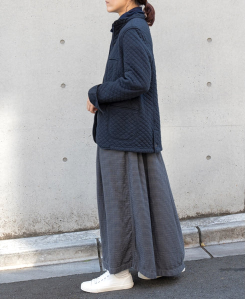 NAM2101 COTTON QUILT STAND COLLAR JACKET