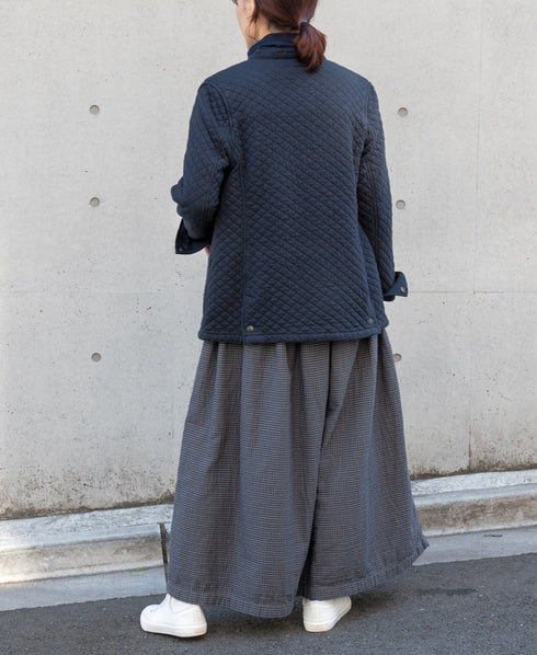 NAM2101 COTTON QUILT STAND COLLAR JACKET