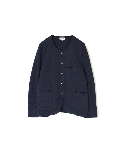 NAM1407 COTTON QUILT NO COLLAR JACKET