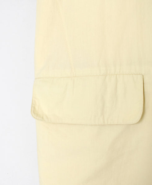 NVL2502CP 40s ORGANIC POPLIN NO COLLAR VEST