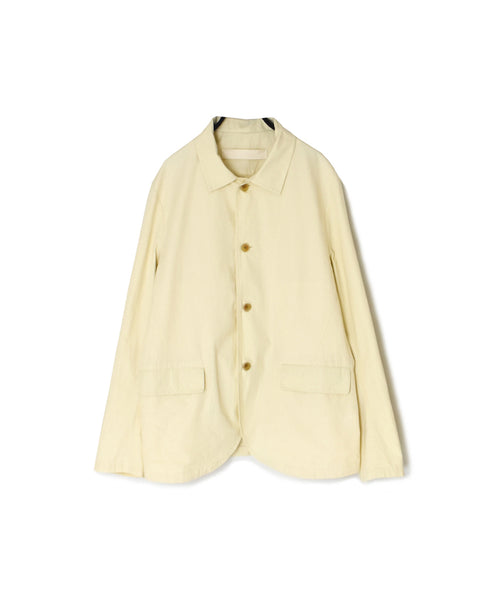 NVL2501CP 40s ORGANIC POPLIN SIDE VENTS REGULAR COLLAR JACKET
