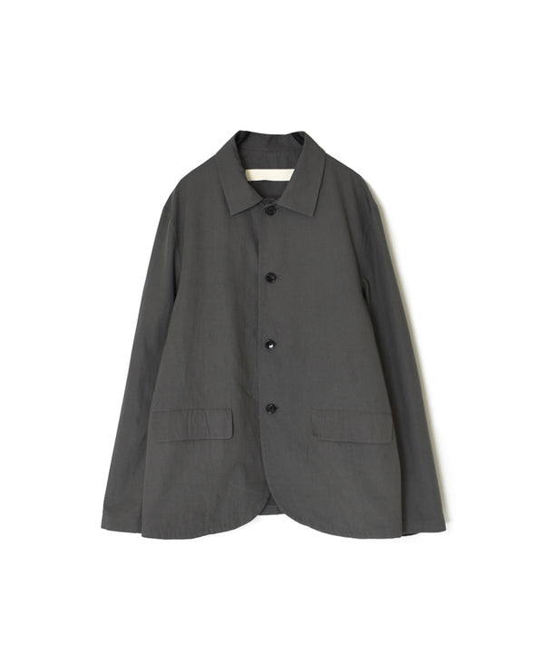 NVL2501CP 40s ORGANIC POPLIN SIDE VENTS REGULAR COLLAR JACKET