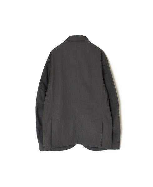 NVL2501CP 40s ORGANIC POPLIN SIDE VENTS REGULAR COLLAR JACKET