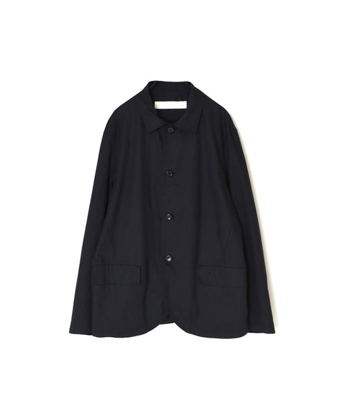 NVL2501CP 40s ORGANIC POPLIN SIDE VENTS REGULAR COLLAR JACKET