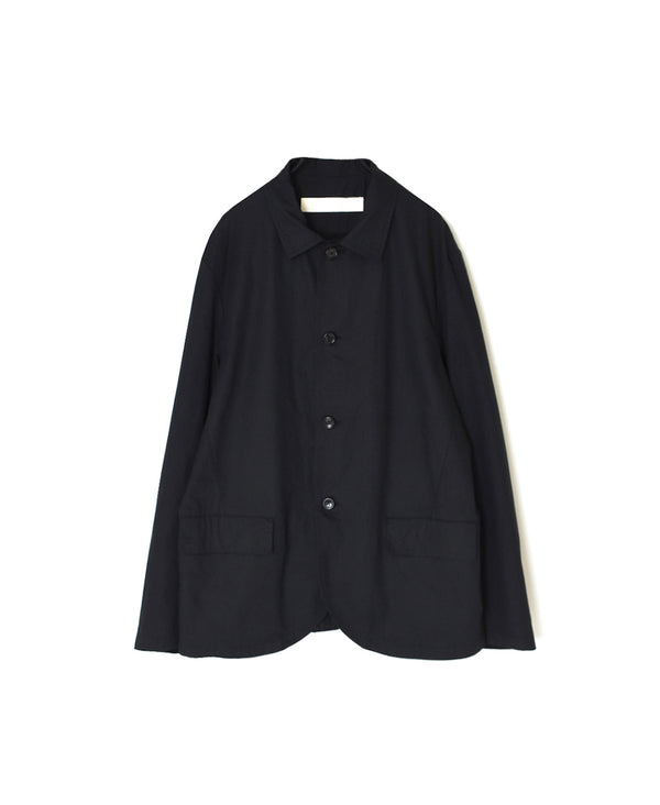 NVL2501CP 40s ORGANIC POPLIN SIDE VENTS REGULAR COLLAR JACKET
