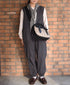 CLNAM2402S COTTON STRIPE TRIANGLE SCARF