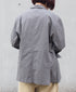 NVL2501CP 40s ORGANIC POPLIN SIDE VENTS REGULAR COLLAR JACKET