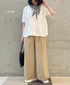 CLNAM2402S COTTON STRIPE TRIANGLE SCARF
