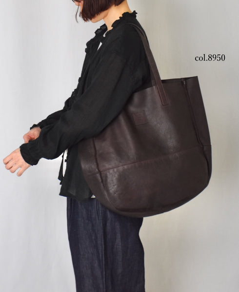 SVMDSH2511 COW LEATHER TOTE BAG