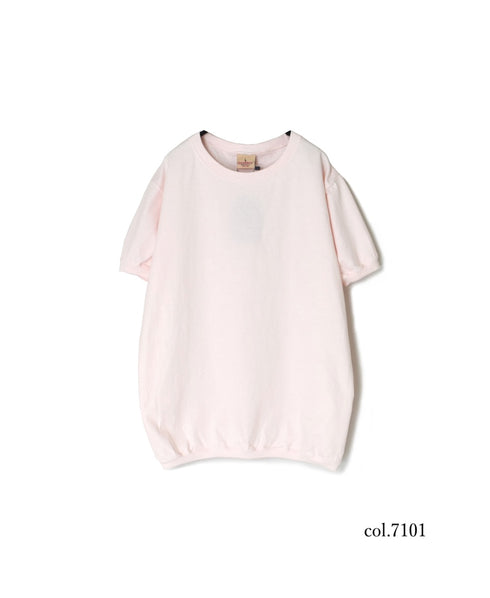 NGT9801P 7.2oz HEAVY WEIGHT COTTON CREW-NECK S/SL POCKET-T CUFF AND HEM RIB