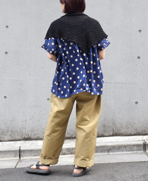 GNHT2451CL COTTON/LINEN KERSEY BAKER PANTS