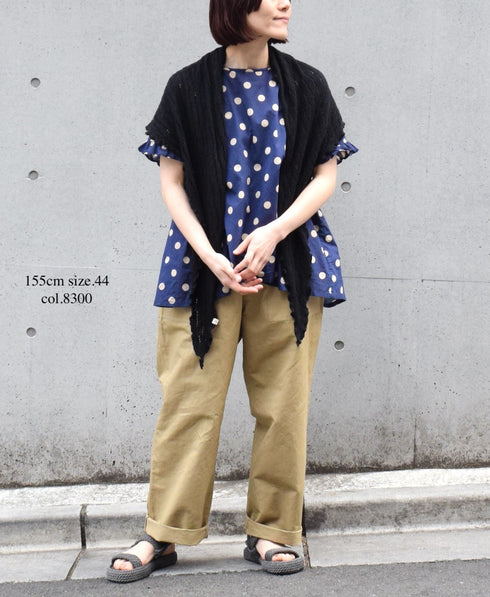 GNHT2451CL COTTON/LINEN KERSEY BAKER PANTS