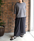 GNSL25041 SLUB VINTAGE CREW-NECK 3/4SL LONG SHIRT