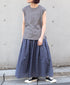 GNSL24042 SLUB VINTAGE CREW-NECK FRENCH/SL SHIRT