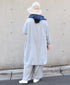 AGAM2501 LINEN / COTTON CHECK STOLE 65×180cm