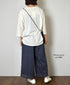 GNSL25041 SLUB VINTAGE CREW-NECK 3/4SL LONG SHIRT